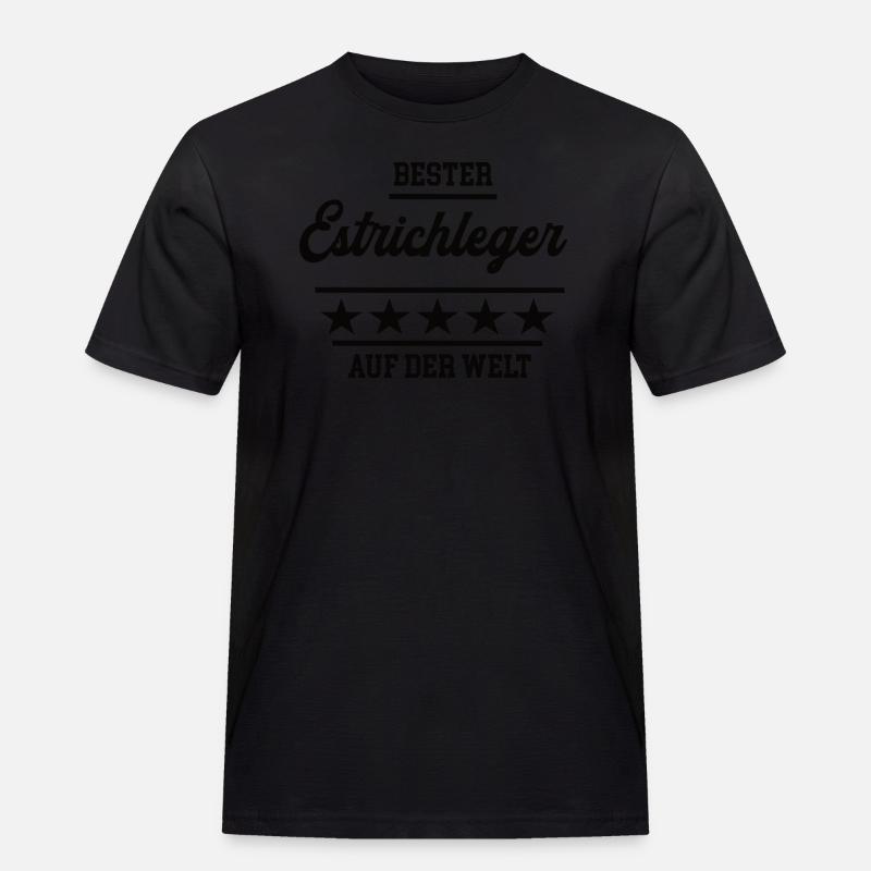 Bester Estrichleger Weltbester Handwerker - Männer Workwear T-Shirt - undefined