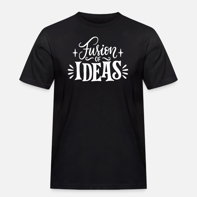 Fusion Idea Creative Font - T-shirt Workwear homme - noir