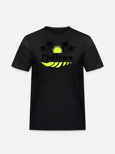 Majorca - Men's Workwear T-Shirt - black