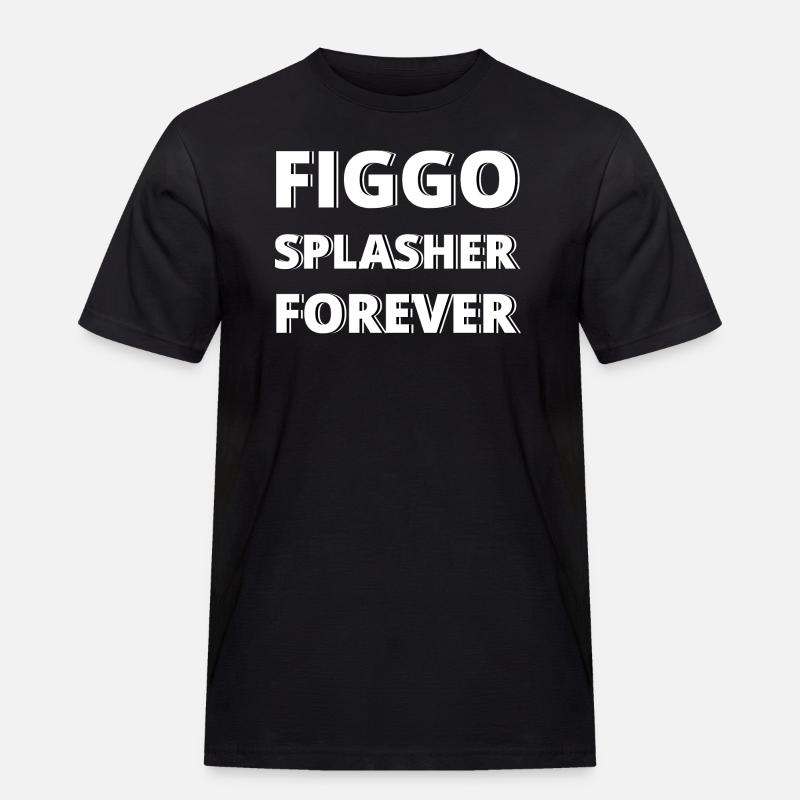 Figgo - Männer Workwear T-Shirt - Schwarz