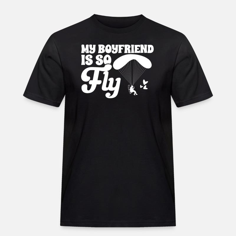 Paramotor Motorized paraglider - Men's Workwear T-Shirt - black
