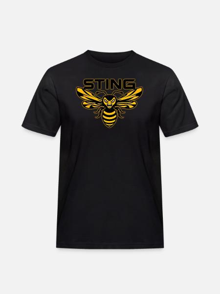 Sting: The Angry Wasp - Men's Workwear T-Shirt - black