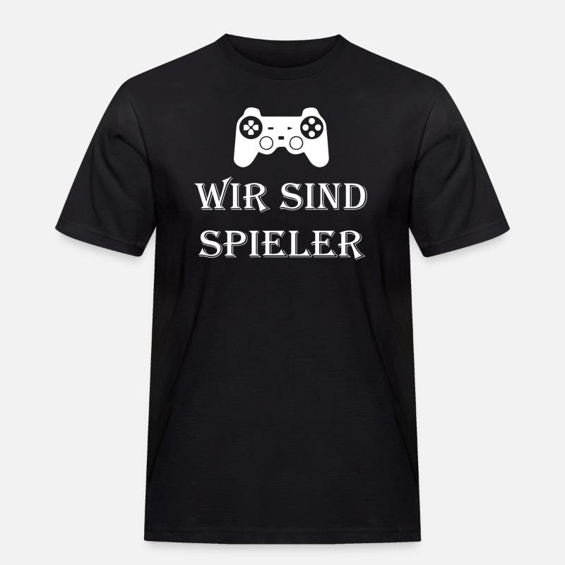 Game Gaming PC - Männer Workwear T-Shirt - Schwarz