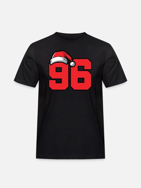 96 Number Christmas - Men's Workwear T-Shirt - black