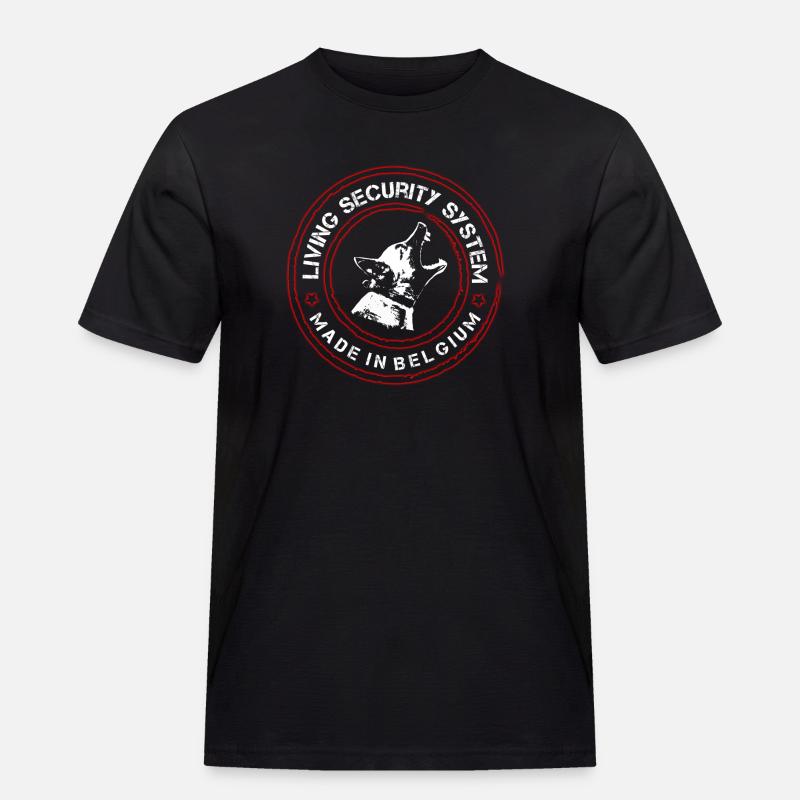 Mali_Security2 - Männer Workwear T-Shirt - Schwarz