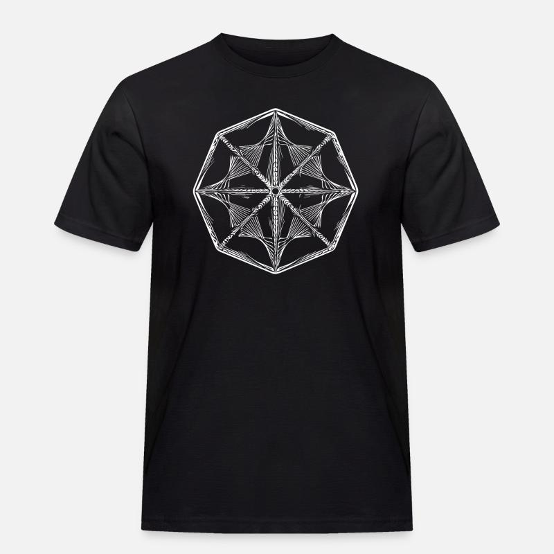 Geometry pattern shape - Men's Workwear T-Shirt - black