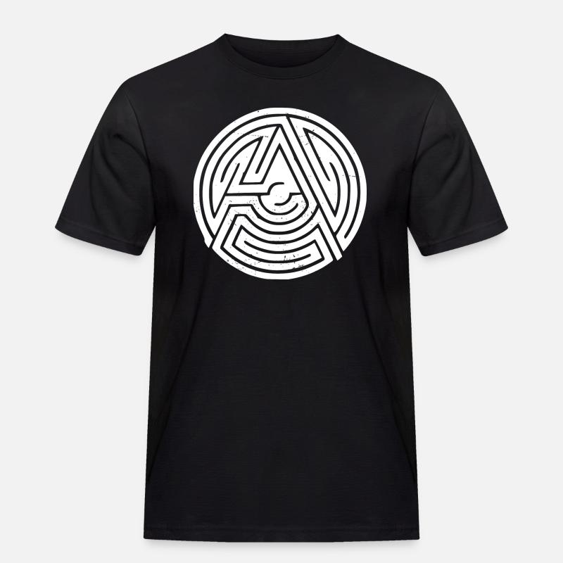 anarchy - Männer Workwear T-Shirt - Schwarz