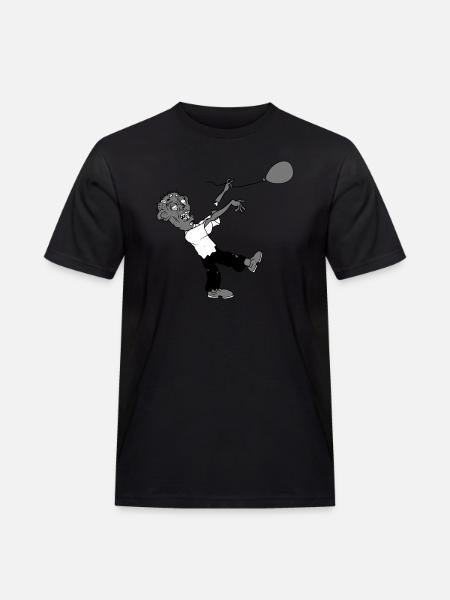 Zombie loses balloon - Men's Workwear T-Shirt - black