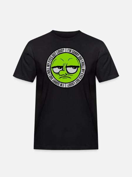Roll My Eyes Out - Men's Workwear T-Shirt - black