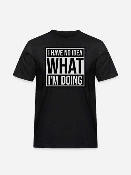 Aucune idée - T-shirt Workwear homme - noir