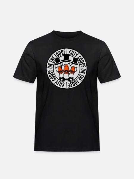 goose on the loose - Men's Workwear T-Shirt - black