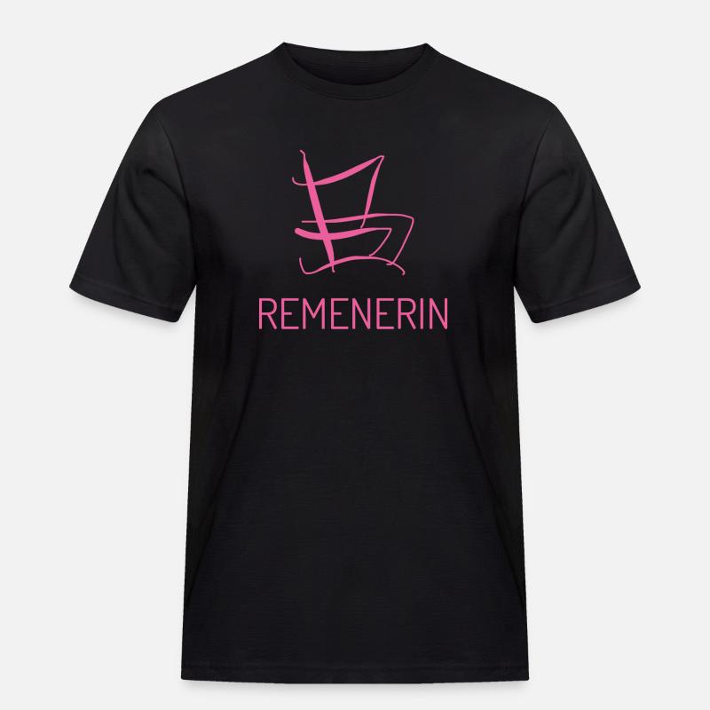 Bremenerin - Männer Workwear T-Shirt - Schwarz