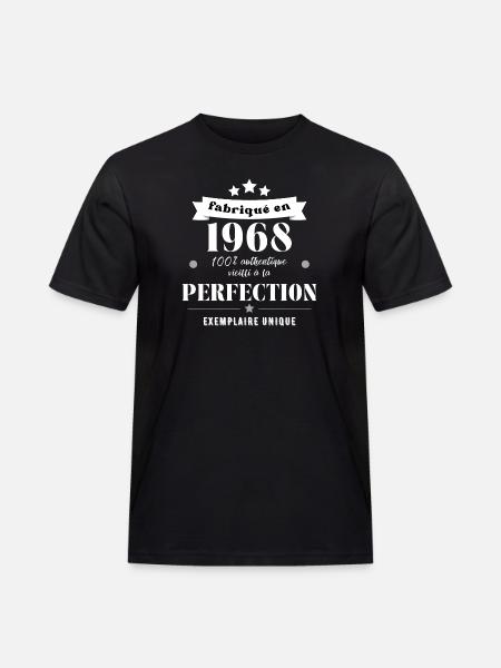 fabriqué en 1968 - T-shirt Workwear homme - noir