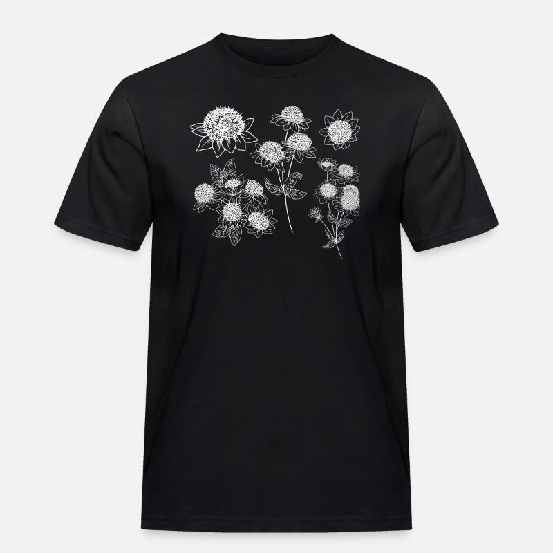 Astrantia maxima Blütengruppe - Männer Workwear T-Shirt - Schwarz