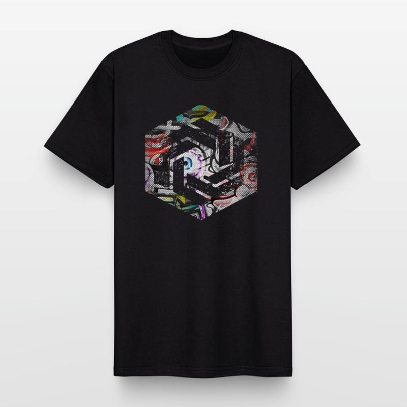 Hexagon-Programmierung Programmierer Codierung geometrisch Männer Workwear T-Shirt