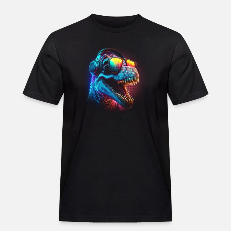 Rad Rex - Männer Workwear T-Shirt - Schwarz