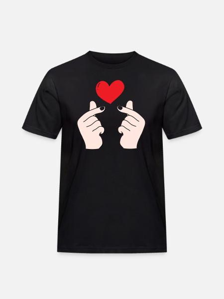Finger hearts 5 - Men's Workwear T-Shirt - black