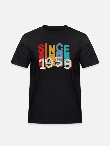Since 1959 retro - Men's Workwear T-Shirt - black