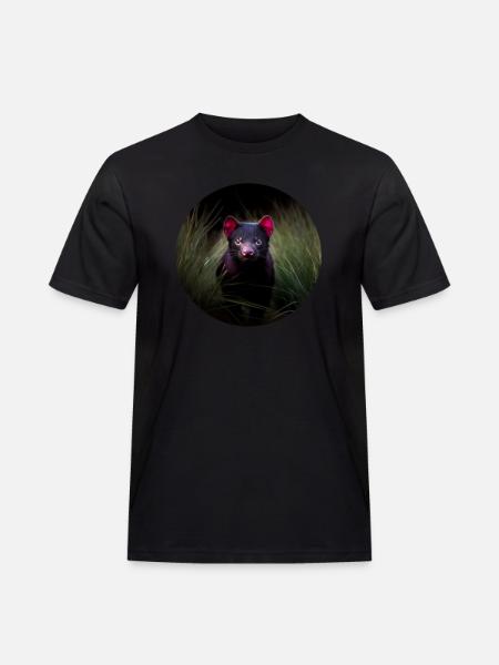 Lurking Tasmanian Devil - Men's Workwear T-Shirt - black