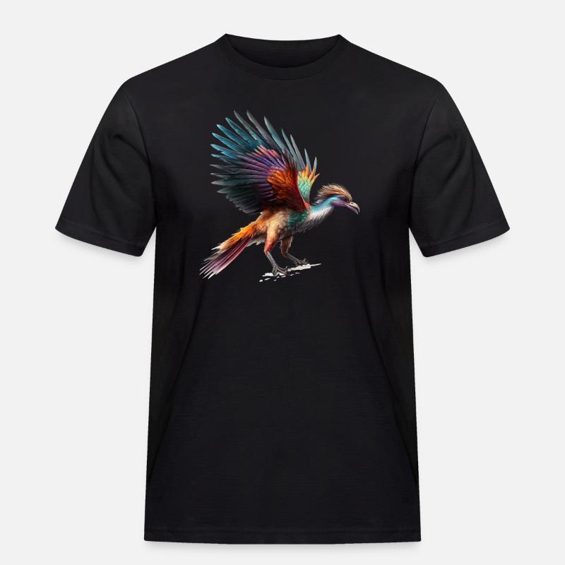 Dinosaurs have evolved into birds - Men's Workwear T-Shirt - black