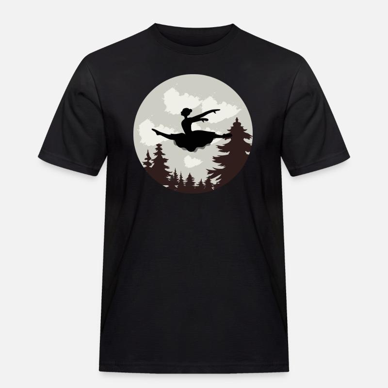 Dancing Dance Music - Männer Workwear T-Shirt - Schwarz