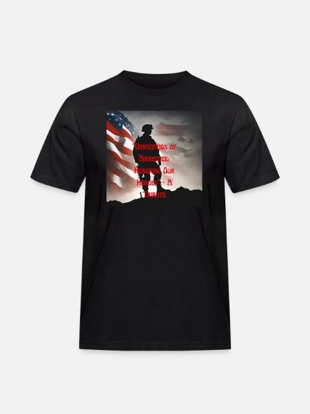 Veterans, veterans, armistice. - Men's Workwear T-Shirt - black