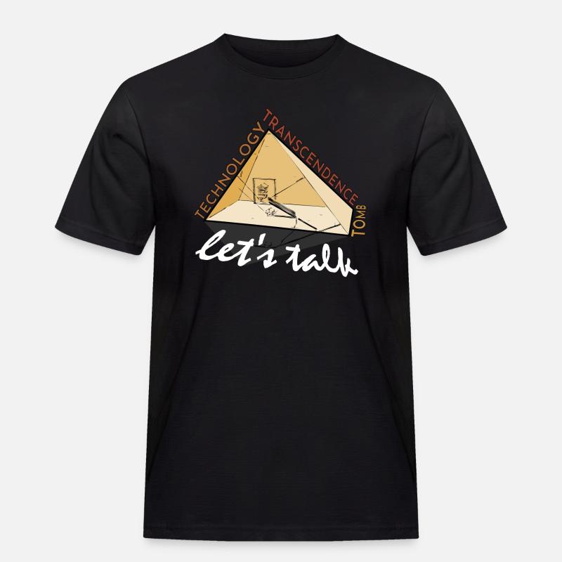 Pyramide: Tomb, Technology, Transcendence? - Männer Workwear T-Shirt - Schwarz