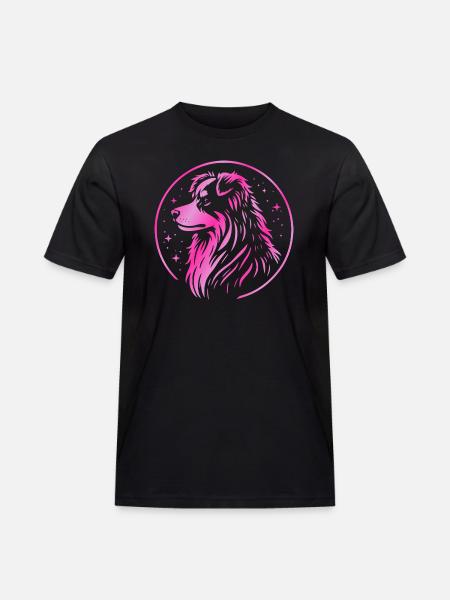 Dream dog Aussie pink - Men's Workwear T-Shirt - black