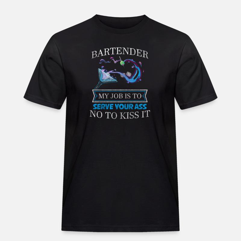 Bar Disco Drinks - Men's Workwear T-Shirt - black