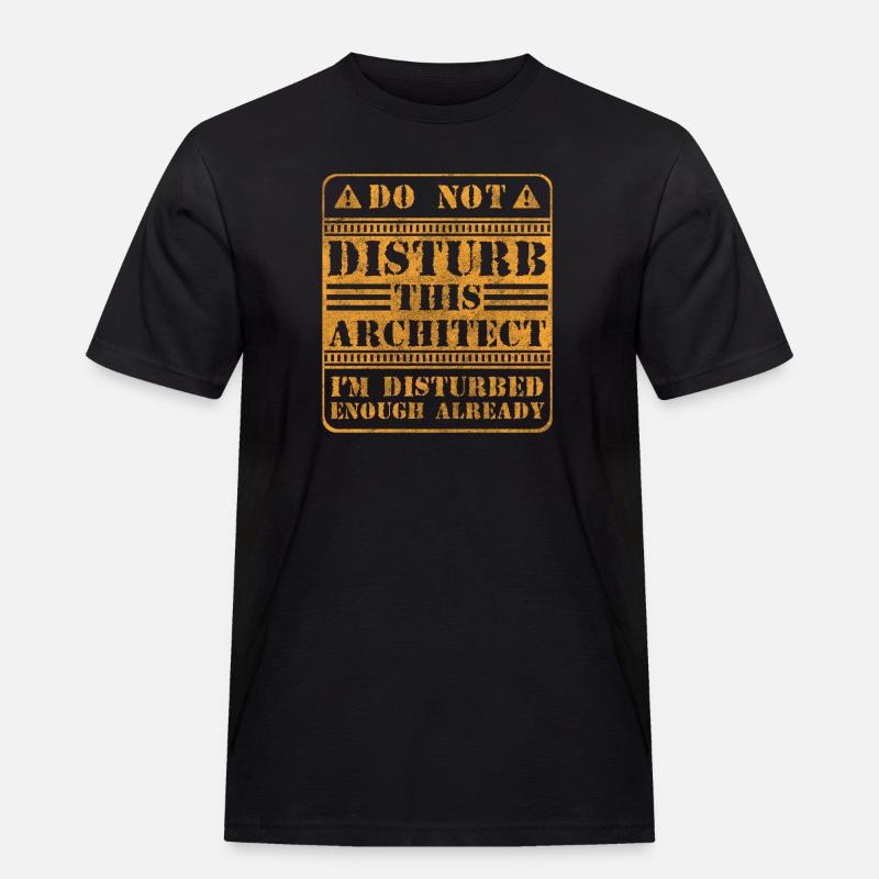 Engineer Architect's Office - Men's Workwear T-Shirt - black