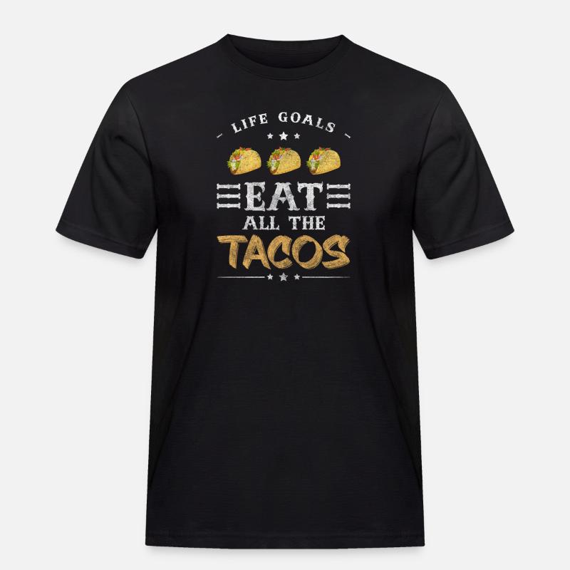 Buffet Genießer Restaurant - Männer Workwear T-Shirt - Schwarz