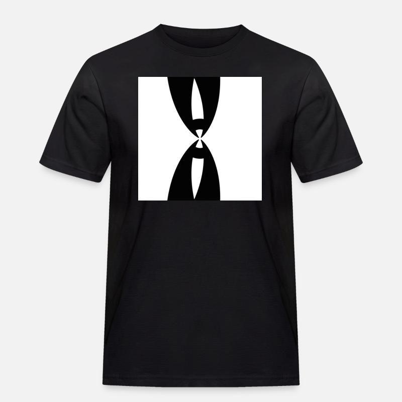 frau - Männer Workwear T-Shirt - Schwarz