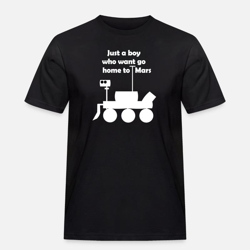 Excursion dans l’espace - T-shirt Workwear homme - noir