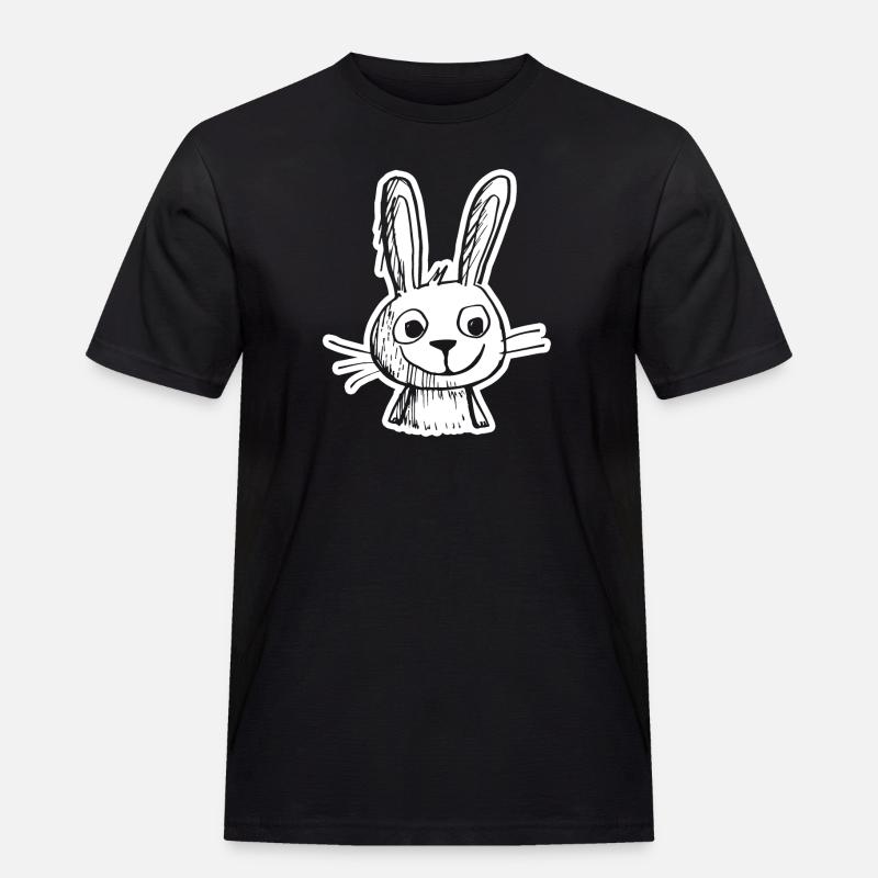 Rabbit Rabbit - Men's Workwear T-Shirt - black