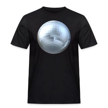 silver bullet - Men's Workwear T-Shirt - black - Front - AI Model Male 178 light (178cm)