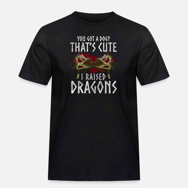 Fire Mythical Creature Creature - Men's Workwear T-Shirt - black