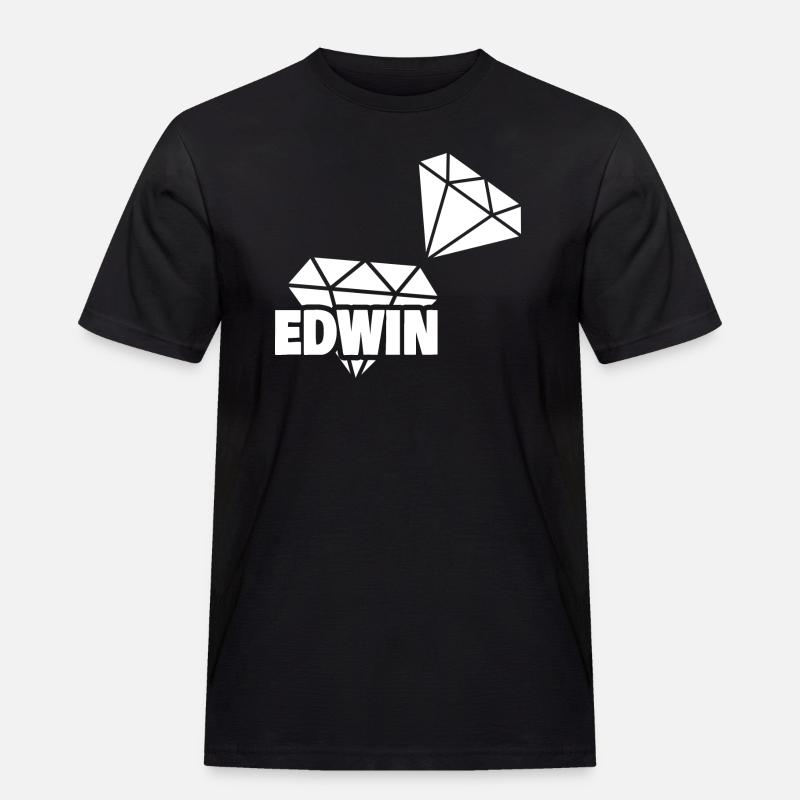 Edwin - Männer Workwear T-Shirt - Schwarz