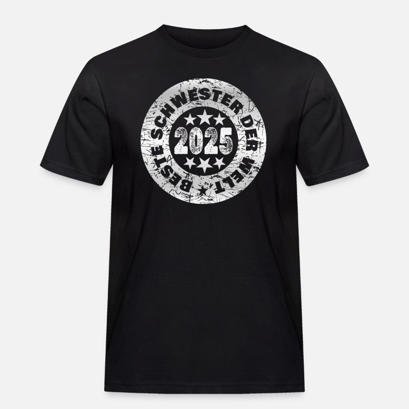 2025 - Männer Workwear T-Shirt - Schwarz