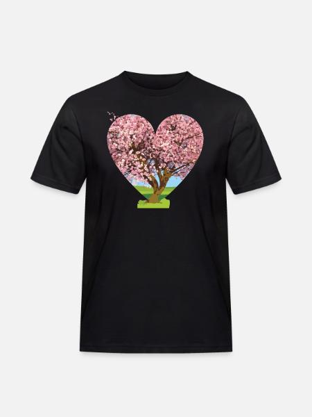 Blossom - Men's Workwear T-Shirt - black