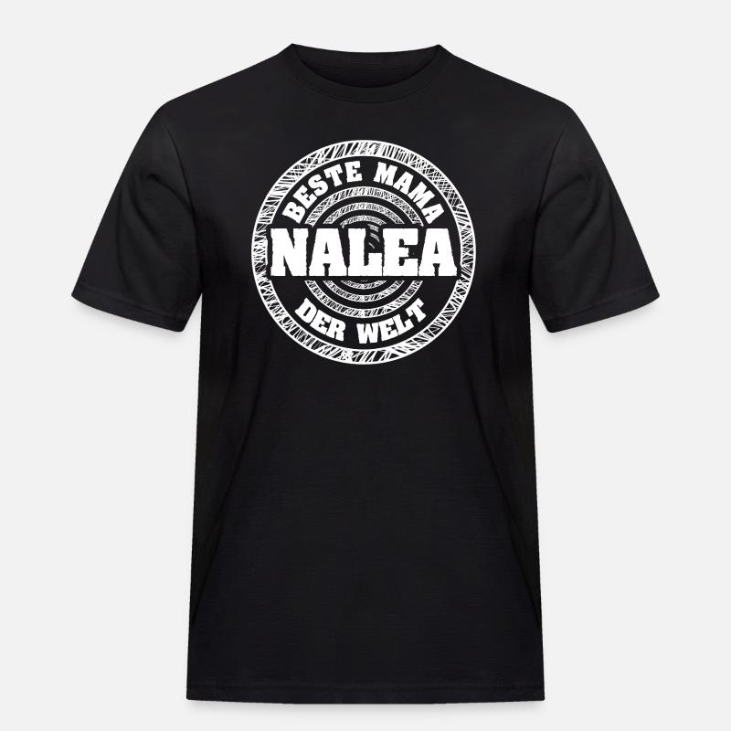 Mutter Nalea - Männer Workwear T-Shirt - Schwarz