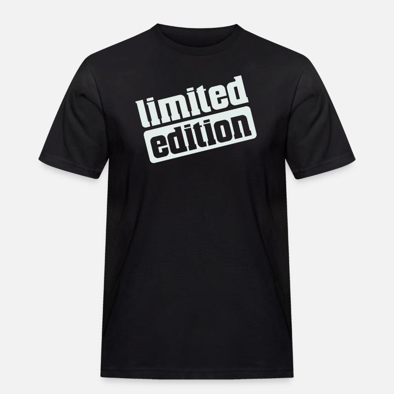limited edition - Männer Workwear T-Shirt - Schwarz