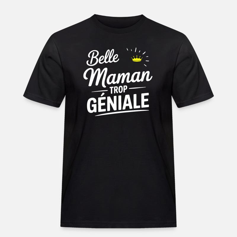 Schöne Mutter zu toll - Männer Workwear T-Shirt - Schwarz
