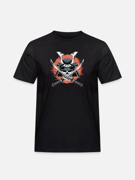 Japanese Samurai Warrior - Men's Workwear T-Shirt - black