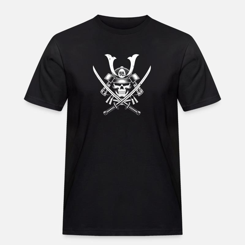 Japanese Samurai Warrior - Men's Workwear T-Shirt - black