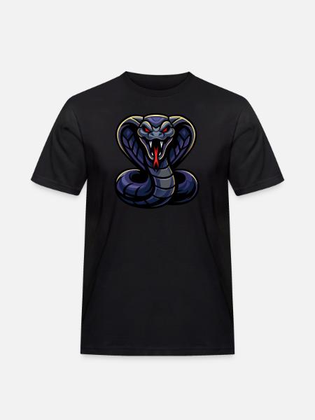 Cobra – Blaze Fury | Urbaani horoskooppimaskotti - Miesten Workwear t-paita - musta