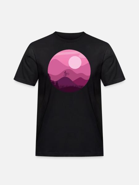 Mountain Biker - Men's Workwear T-Shirt - black
