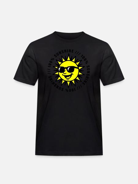 Soleil Soleil Drôle - T-shirt Workwear homme - noir
