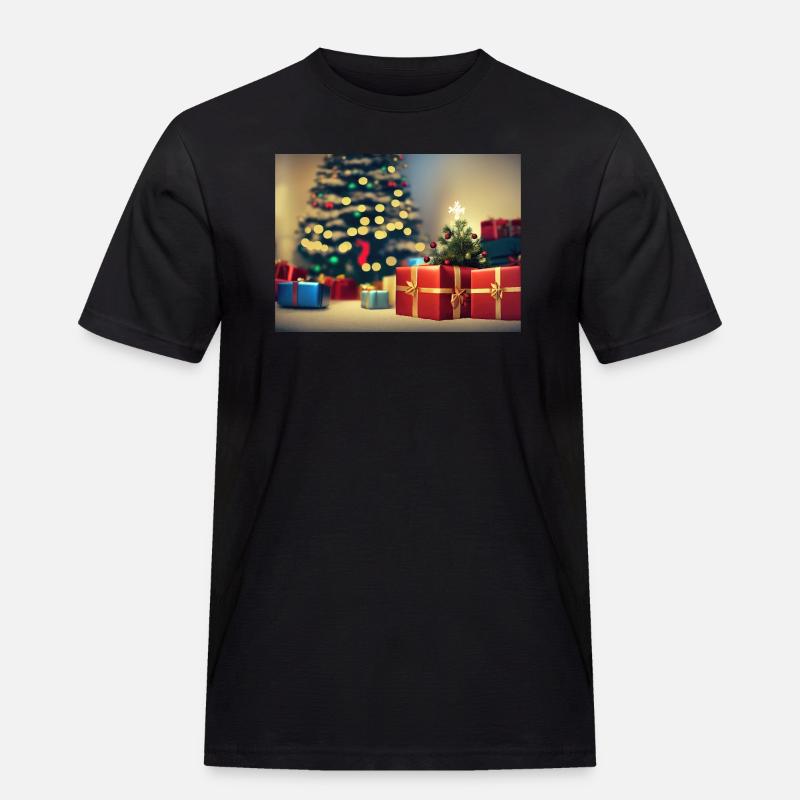 Weihnachtsgeschenke - Männer Workwear T-Shirt - Schwarz