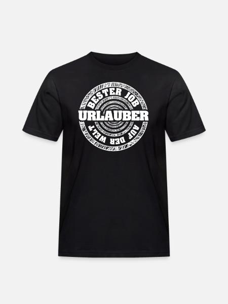 Gift for holidaymakers - Men's Workwear T-Shirt - black