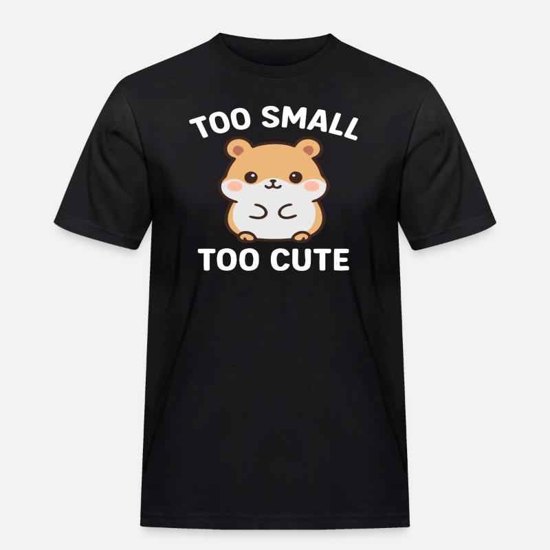 Hamster - Männer Workwear T-Shirt - Schwarz